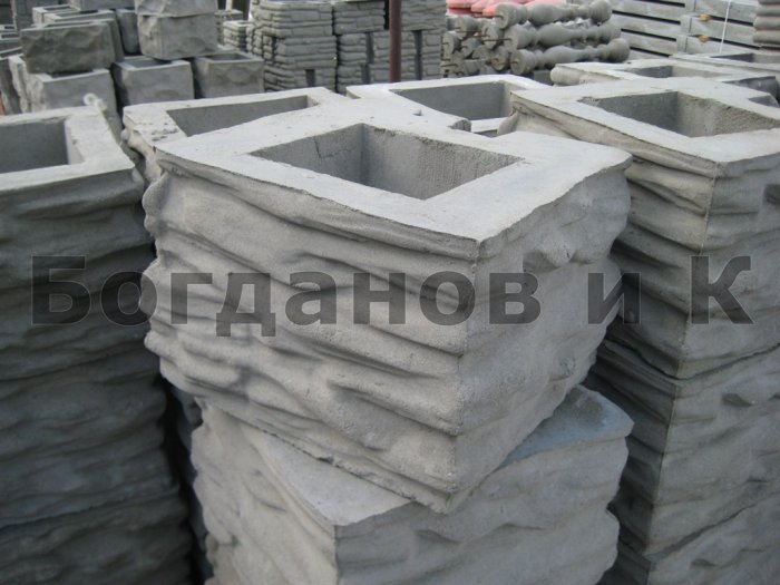 Блоки заборов из бетона